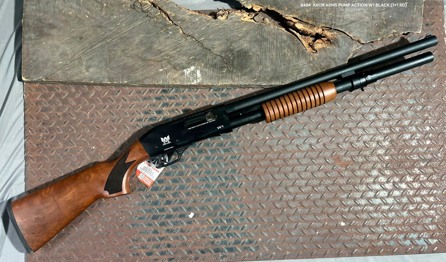 ESCOPETA TRAUMATICA AXOR ARMS PUMP ACTION W1 BLACK (7+1 RD)