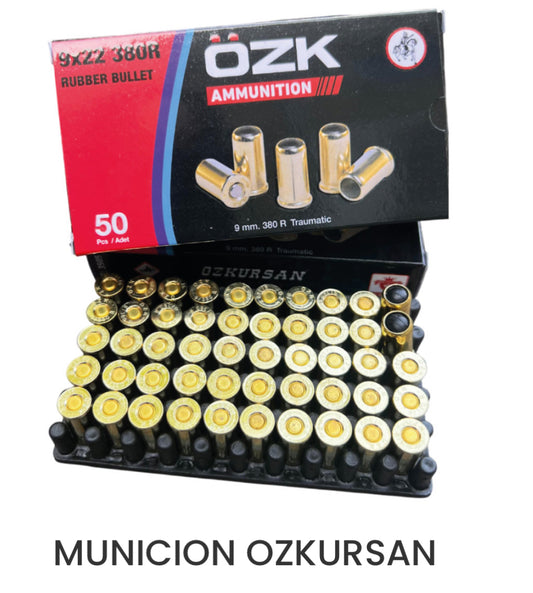 MUNICIÓN TRAUMÁTICA OZK 380R